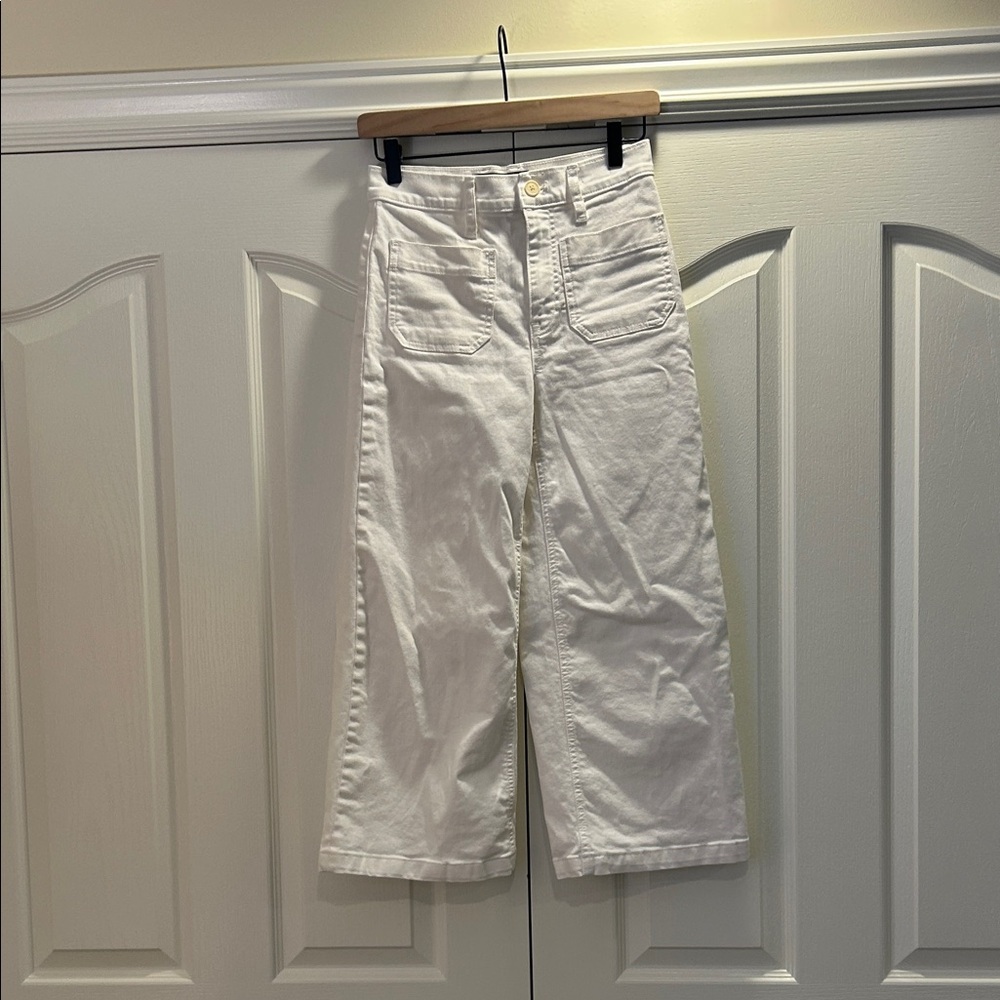 J. Crew Women's White Flare & Wide Leg Jeans
